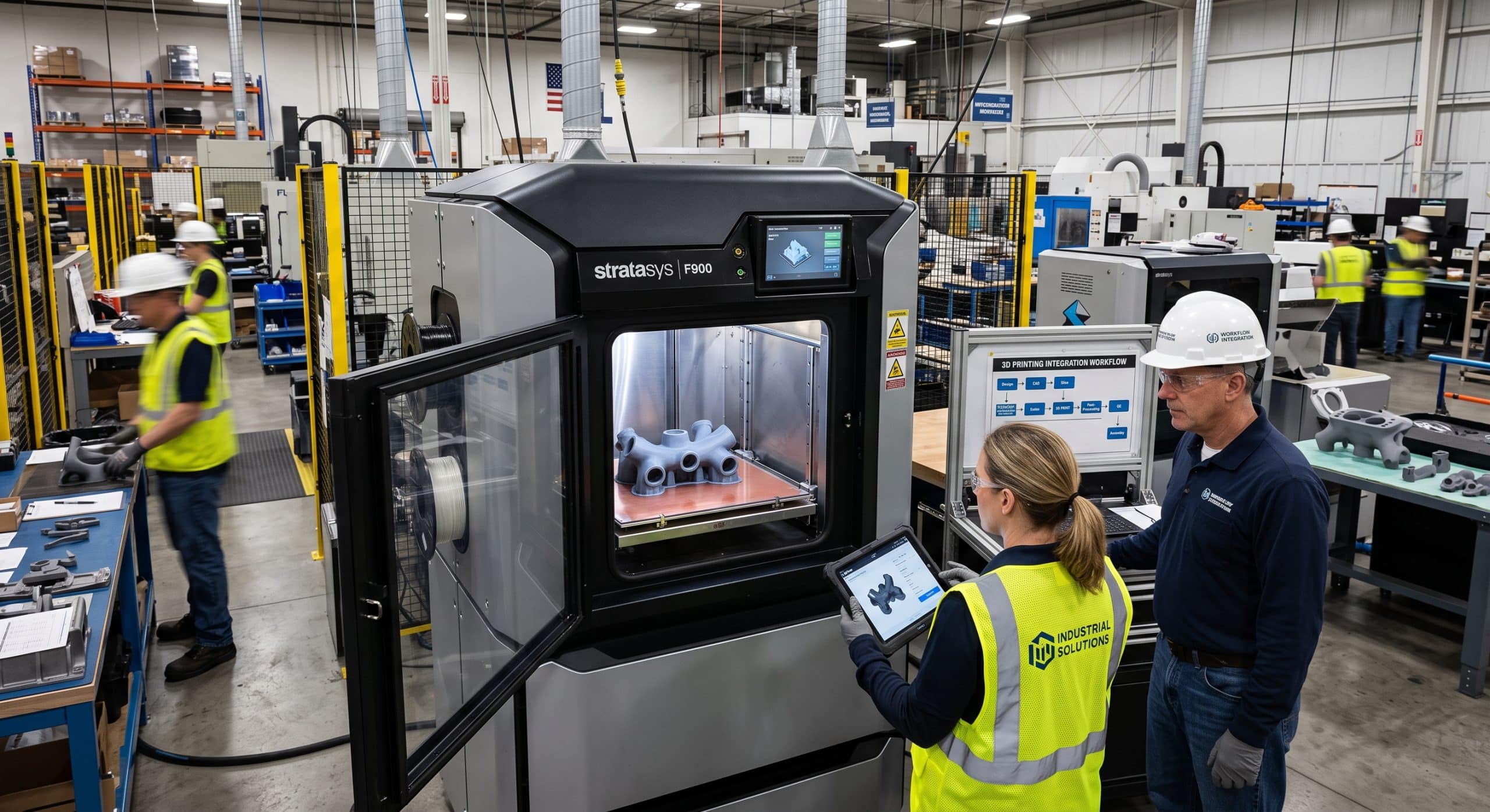 Integrating 3D Printing Into Industrial Operations Workflows