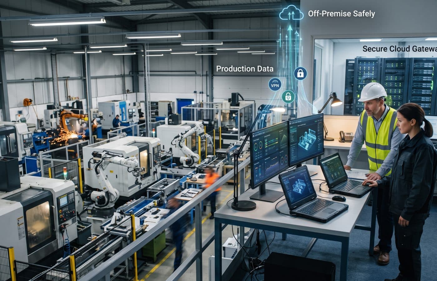 Cloud Manufacturing: Moving Production Data Off-Premise Safely