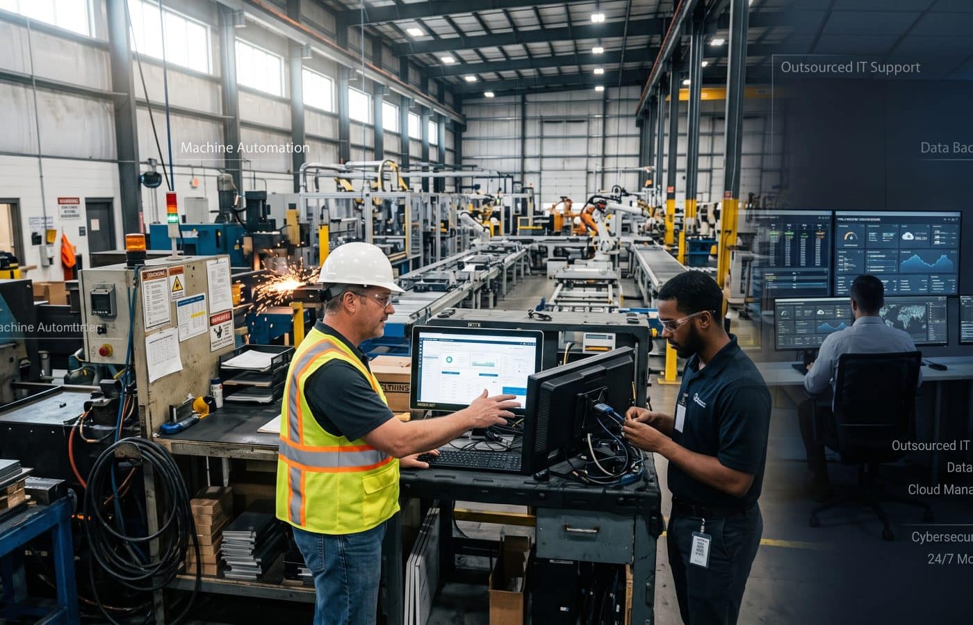 Managed IT Services for Manufacturing: What to Outsource and What to Keep